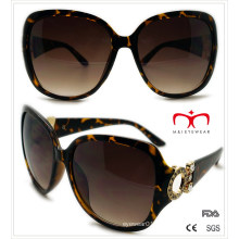 Plastic Ladies Sunglasses with Metal Decoration (WSP508366)